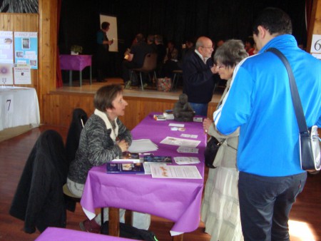 salle de conférence improvisée